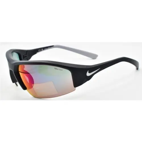 Nike Skylon Ace 22 DV2150 010 Sunglasses Half-rim Wrap Black / Field Tint Mirror