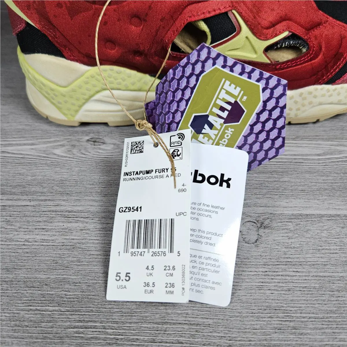 Reebok shoes - Reebok Instapump Fury - Instapump Fury - GZ9541 - Red 12