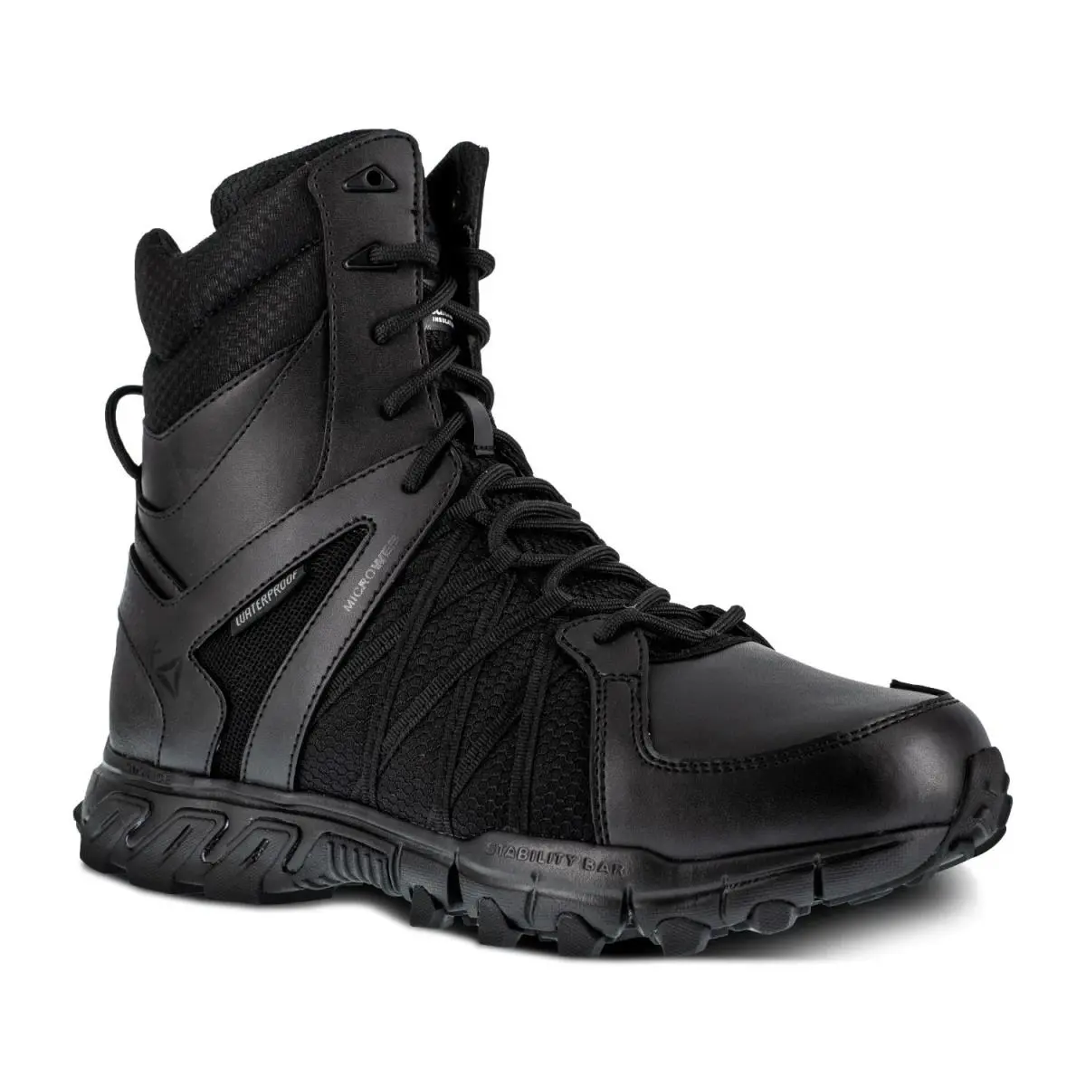 Reebok Work Men`s Trailgrip Tactical 8 Soft Toe Duty Boot Wp Black - 13 Wide