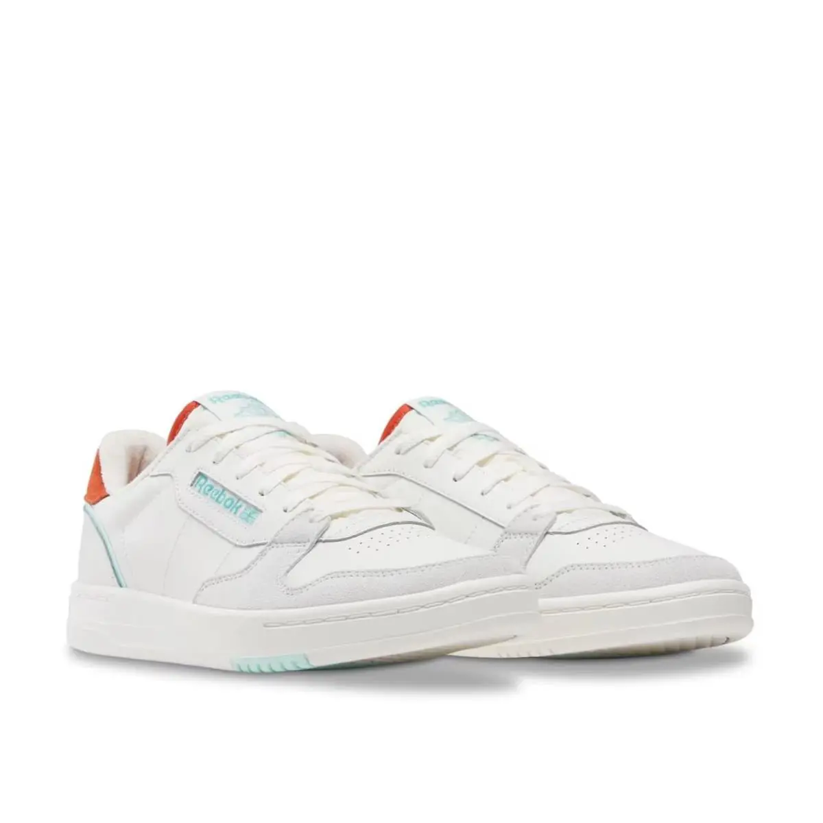 Reebok shoes - Phase Court - Phase Court - 118642 - Chalk/Hoop Red/Ai Aqua (UPC: 197323331611) 0