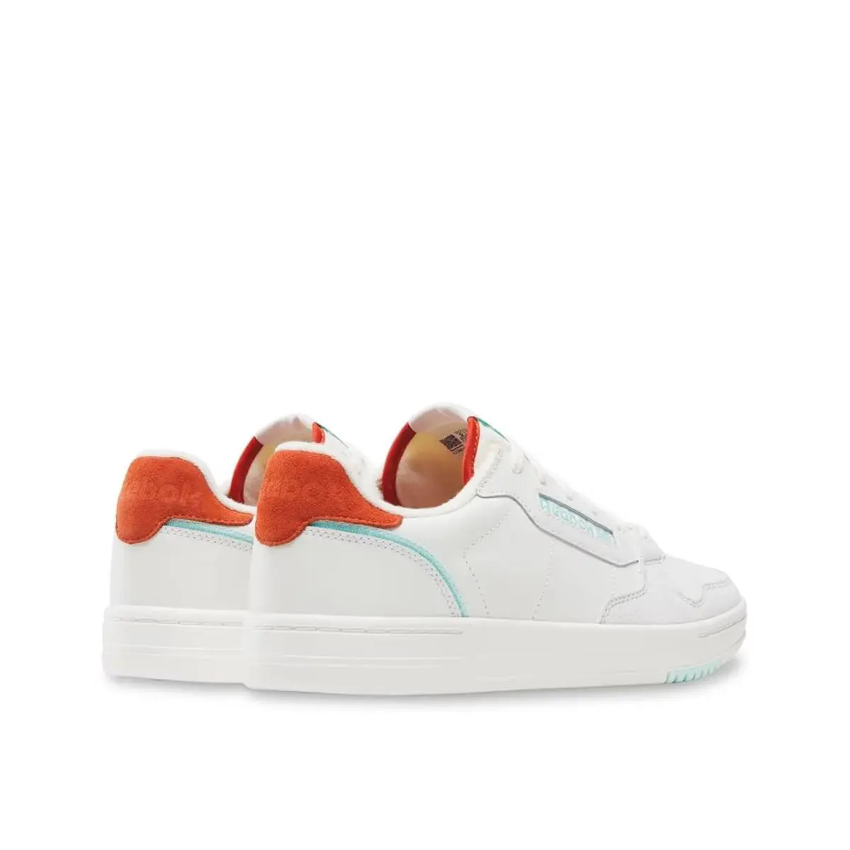 Reebok shoes - Phase Court - Phase Court - 118642 - Chalk/Hoop Red/Ai Aqua (UPC: 197323331611) 1