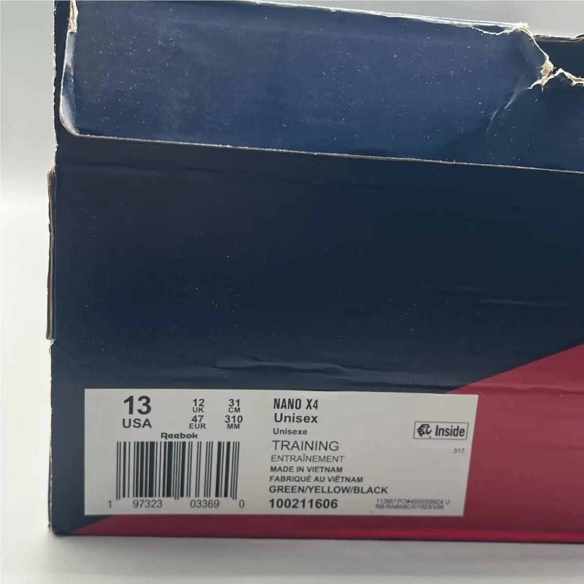 Reebok shoes - NANO X4 - NANO - 100211606 - Green 6