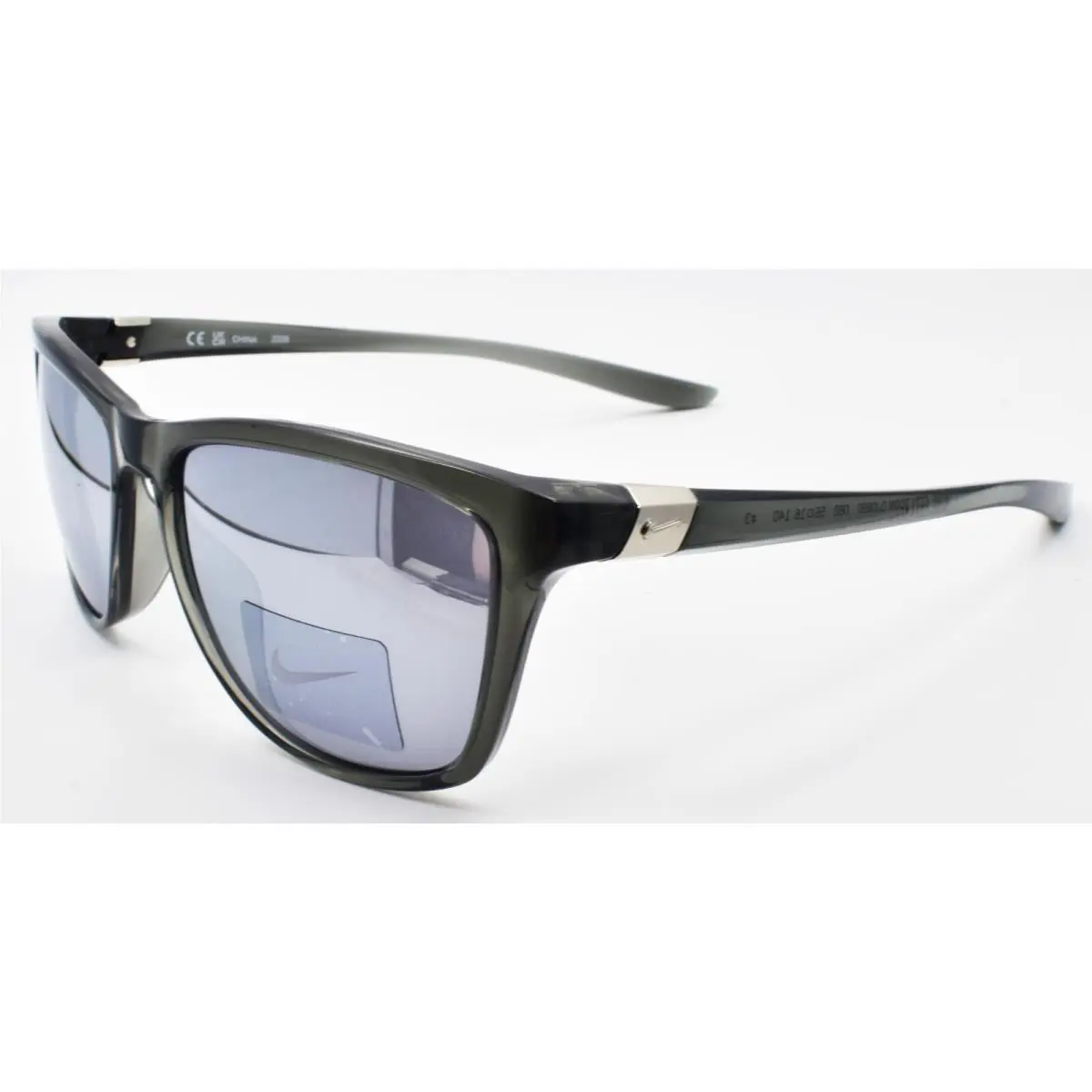 Nike City Icon DJ0890 060 Women`s Sunglasses Anthracite Gray / Silver Mirror