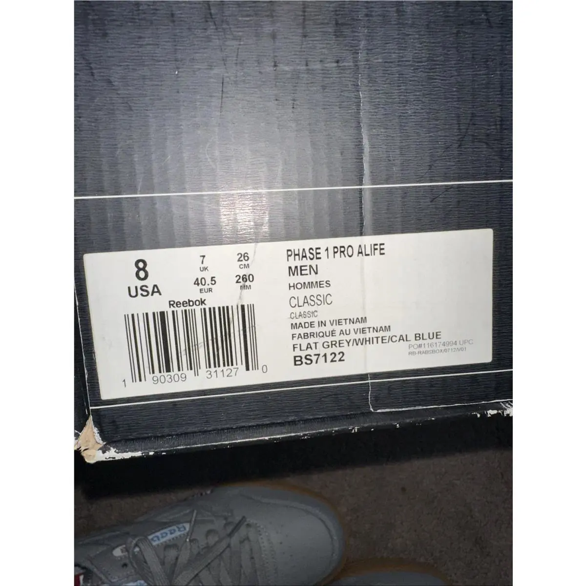 Reebok shoes - Reebok Phase 1 - Phase - BS7122 - Gray (UPC: 0190309311270) 6