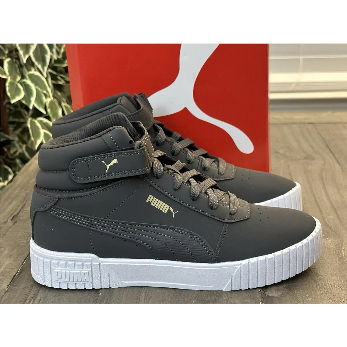 Puma shoes - PUMA Carina 2.0 Lux High Top - 39123601 - Grey (UPC: 195552114401) 10