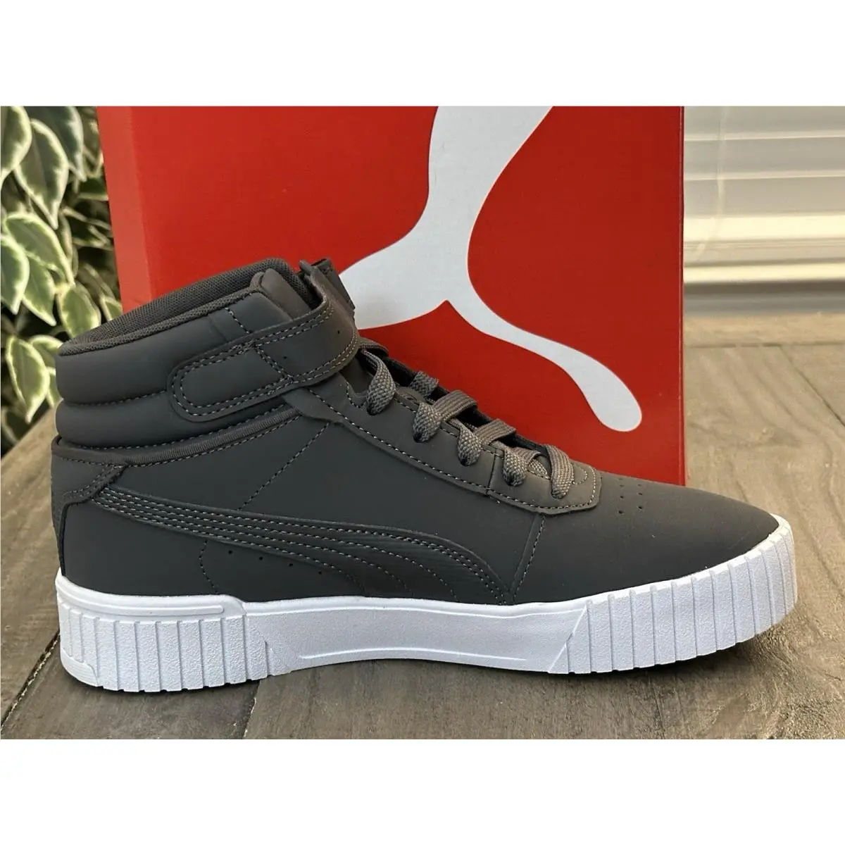 Puma shoes - PUMA Carina 2.0 Lux High Top - 39123601 - Grey (UPC: 195552114401) 11