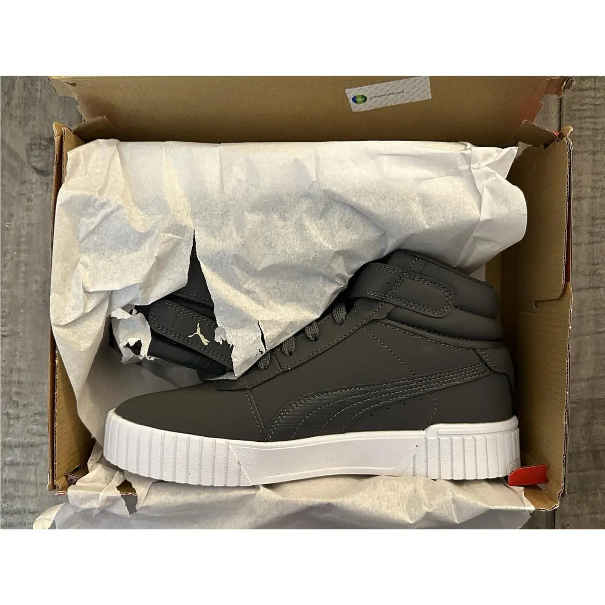 Puma shoes - PUMA Carina 2.0 Lux High Top - 39123601 - Grey (UPC: 195552114401) 0