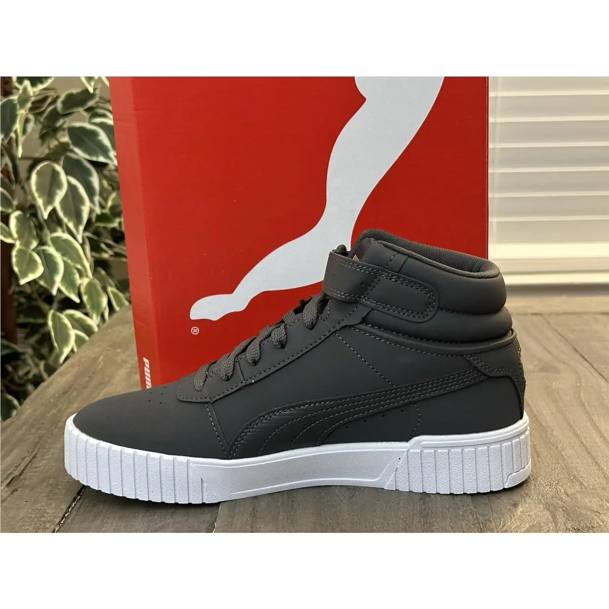 Puma shoes - PUMA Carina 2.0 Lux High Top - 39123601 - Grey (UPC: 195552114401) 6