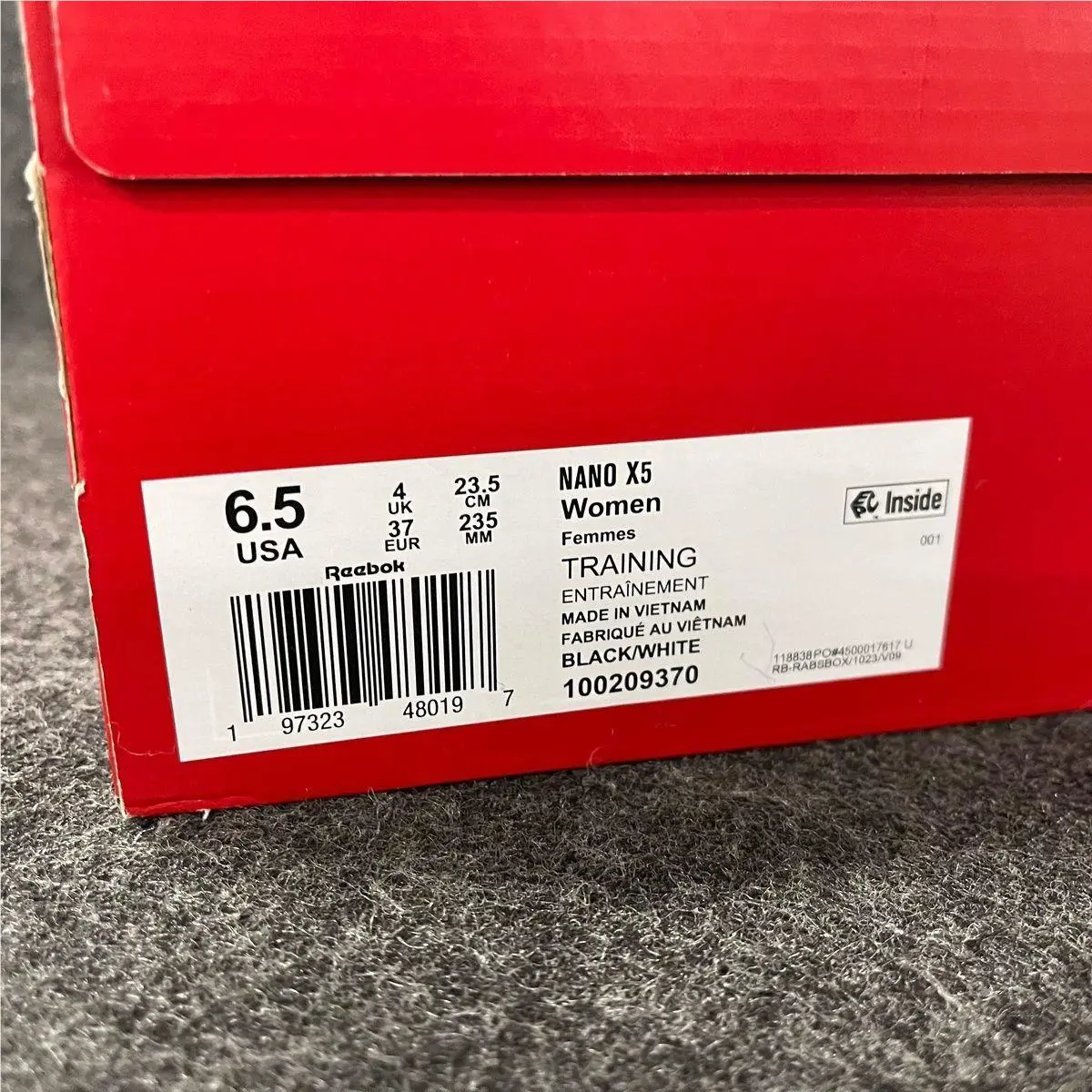 Reebok shoes - VS191799 - vs-191799 - Black (UPC: 197323480197) 4