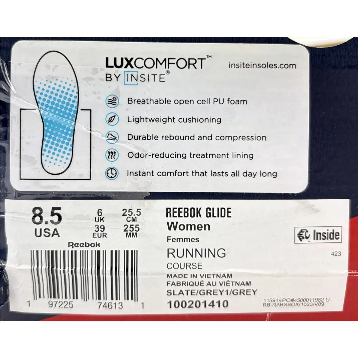 Reebok shoes - Reebok Glide - Glide - 100201410 - Slate/Grey (UPC: 197225746131) 16