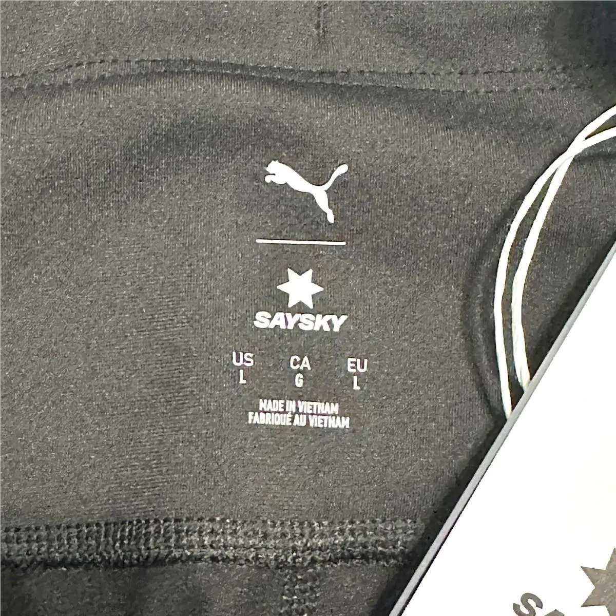 Puma clothing - PUMA  X Saysky Fleece Athletic Leggings - 52756001 - Black 3