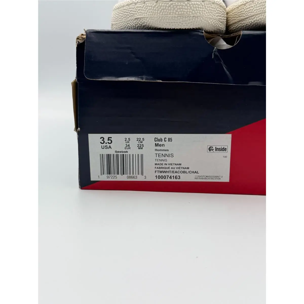Reebok shoes - Reebok Club C 85 - Club - 100074163 - White (UPC: 197225086633) 8