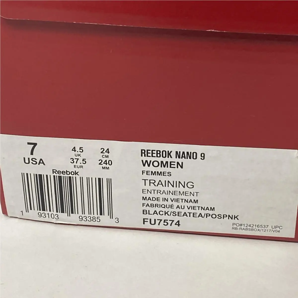 Reebok shoes - Crossfit Nano 9.0 - Crossfit Nano - FU7574 - Black 0