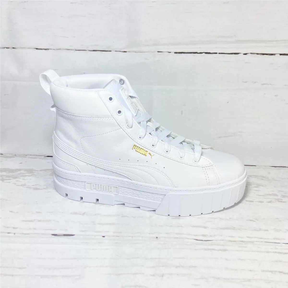 Puma shoes - Puma Mayze Mid Platform - Mayze Mid Platform - 381170-01 - White 1