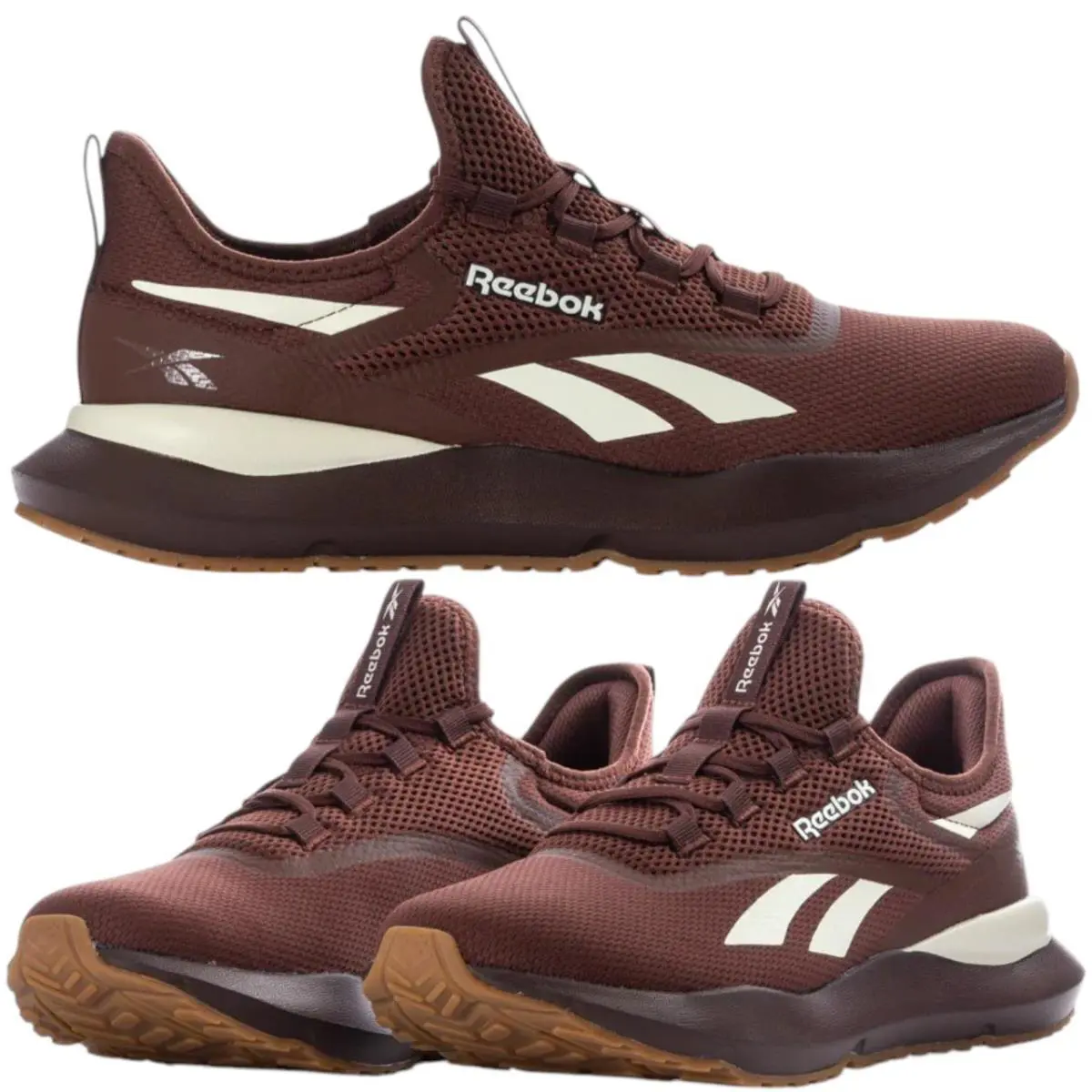 Reebok Cityride Mens 10.5 Brown Running Walking Cushioned Comfort Sneakers - Unearthed Brown / Unearthed Brown