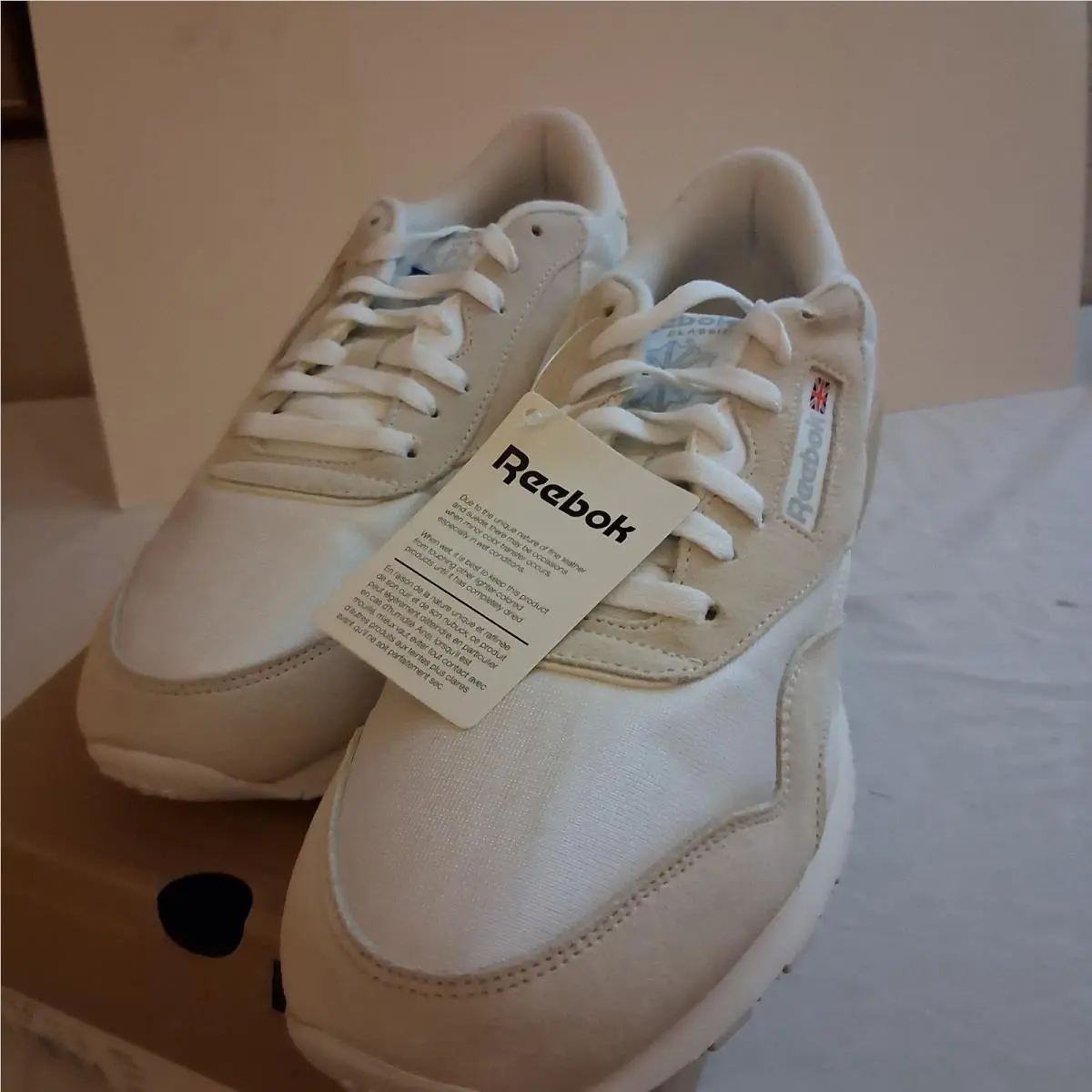 Men`s Reebok Royal Nylon Classic Sneakers Size 11.5 Never Worn Vintage