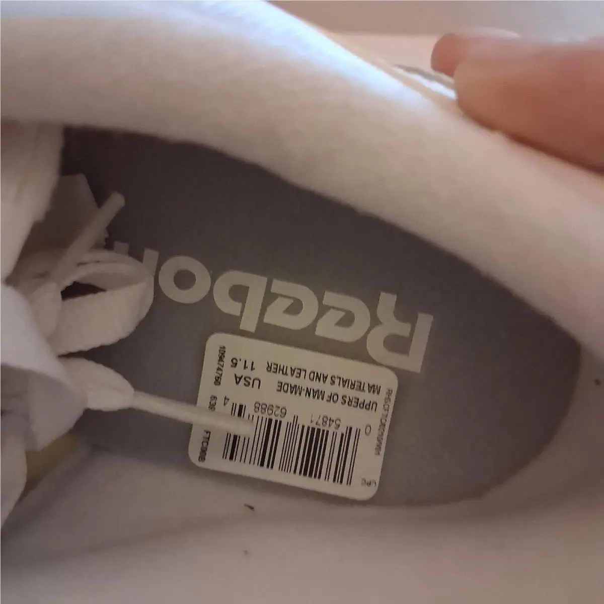 Reebok shoes - Royal Nylon Classic - Royal Nylon Classic - V66554 - White/Steel (UPC: 888590300454) 2