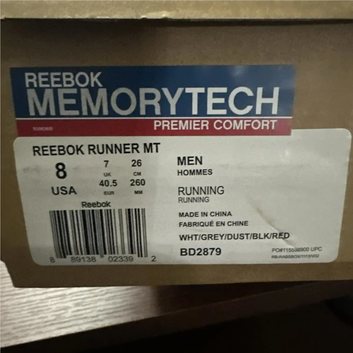 Reebok shoes - Reebok Runner MT Memorytech - Runner Memorytech - BD2879 - multi 7