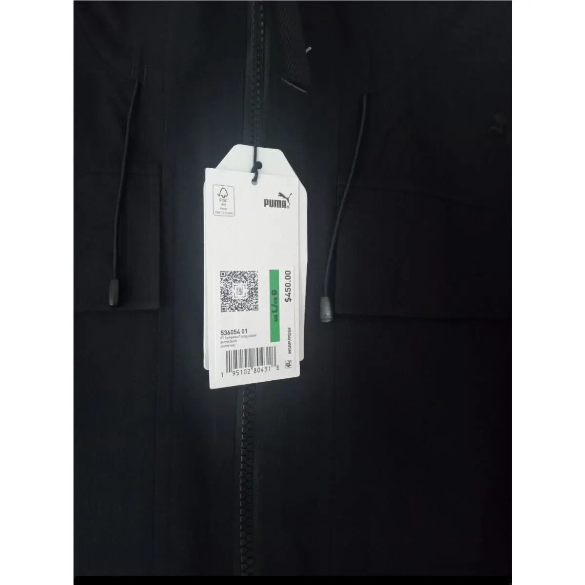 Puma clothing - Puma Sympatex Full Zip Jacket - 53605401 - Black 5