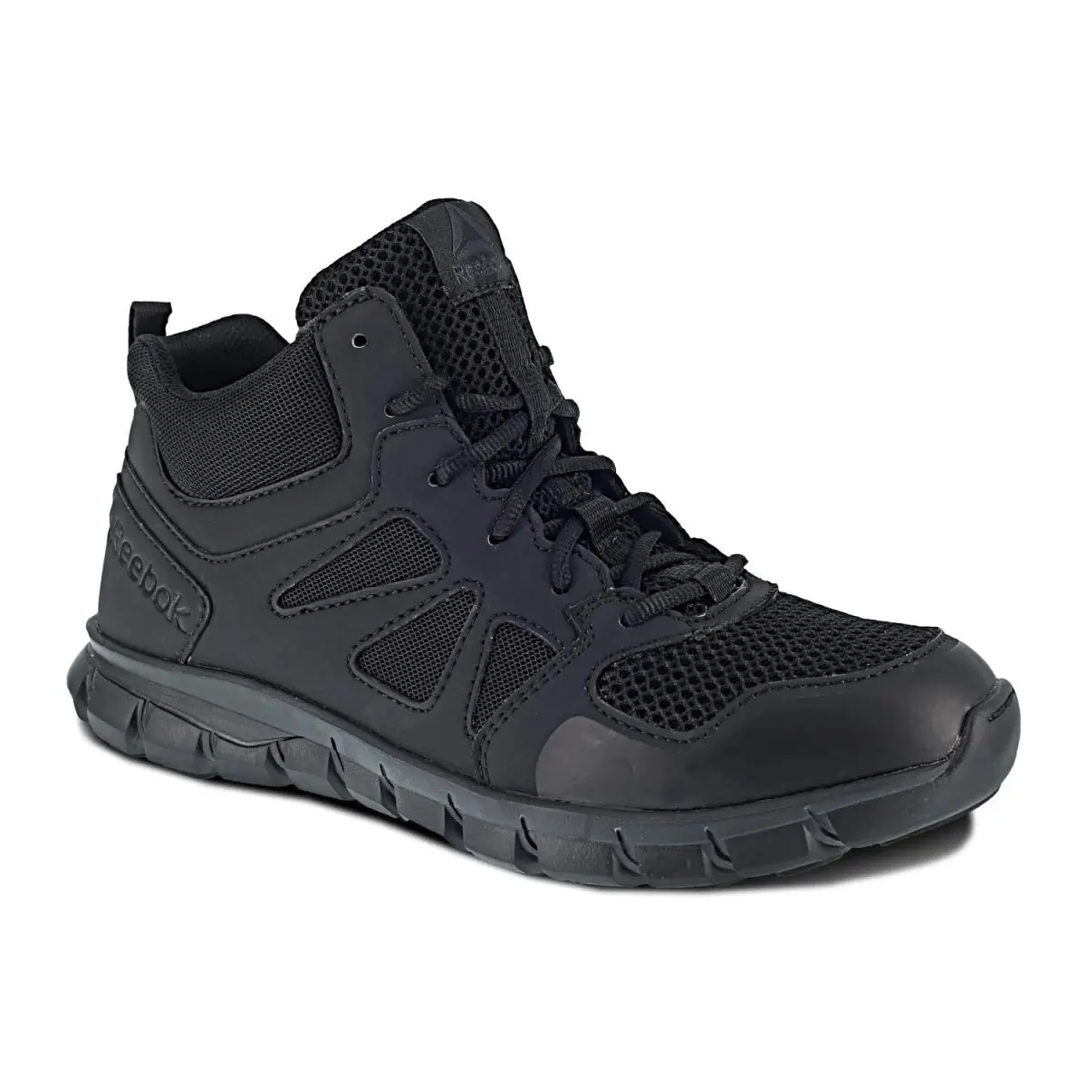 Reebok Duty Men`s Sublite Cushion Tactical Soft Toe Hiker Black - 6 Wide