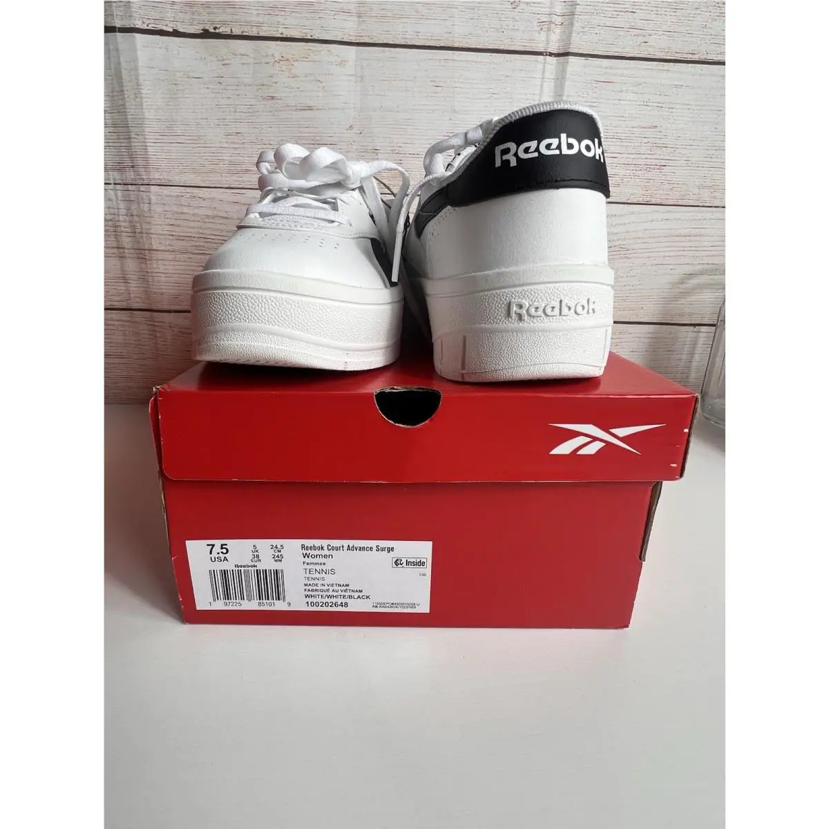 Reebok shoes - Reebok Court Advance Surge - Court Advance Surge - White (UPC: 197225847937) 1