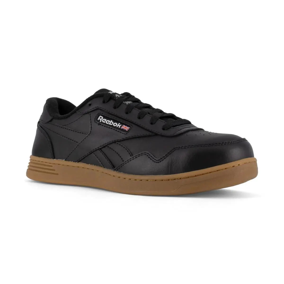 Reebok Work Men`s Club Memt Composite Toe Eh Work Sneaker Black - 12 Medium - Black