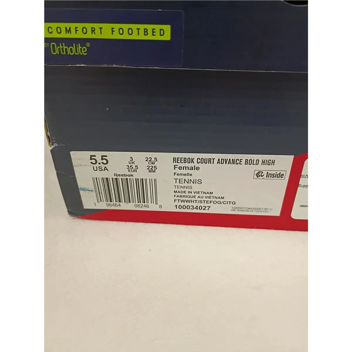 Reebok shoes - Reebok Court Advance - Court Advance - Green (UPC: 195747730652) 8