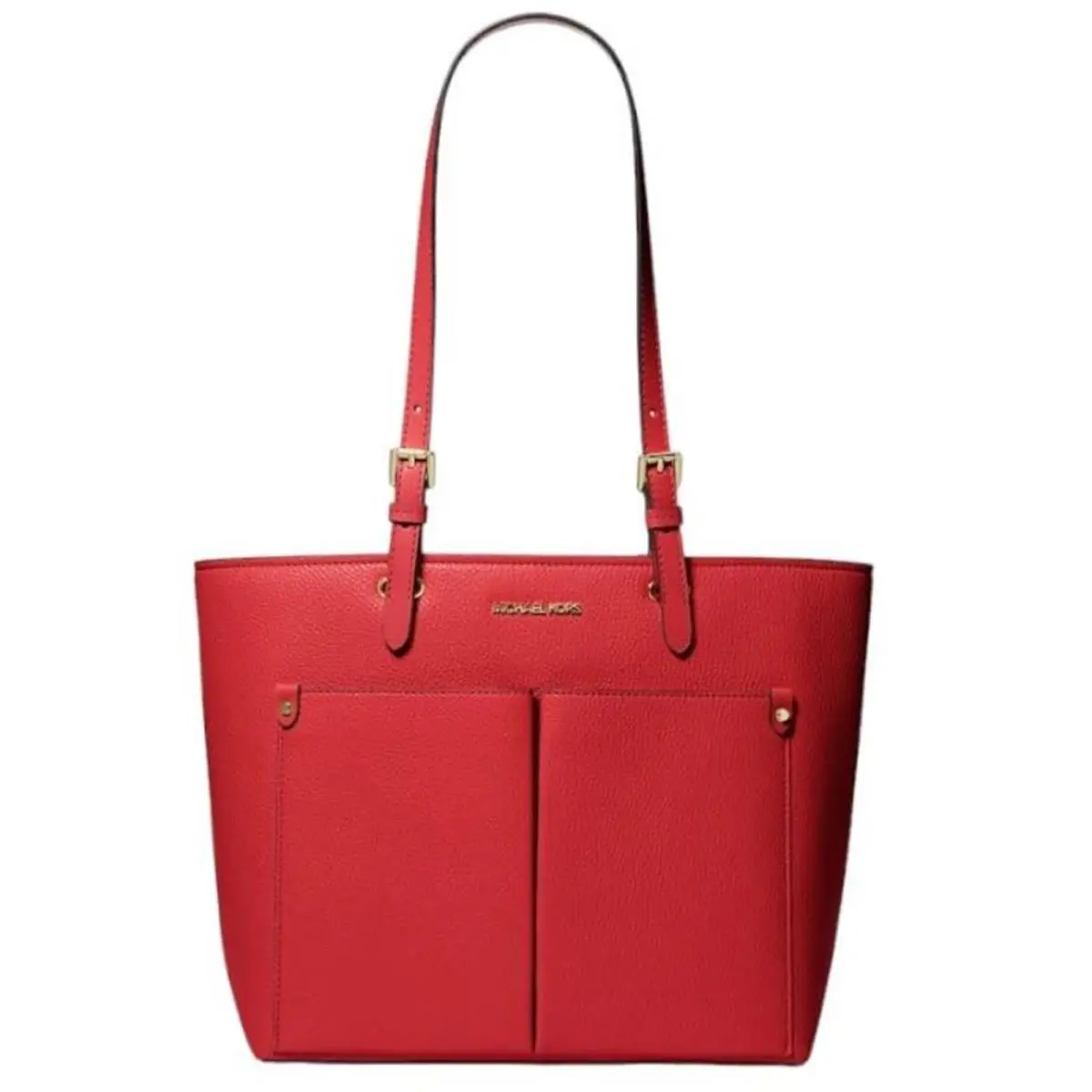 Michael Kors Jet Sest Travel Medium Double Pocket Tote Bright Red 35F3GTVT8B-re