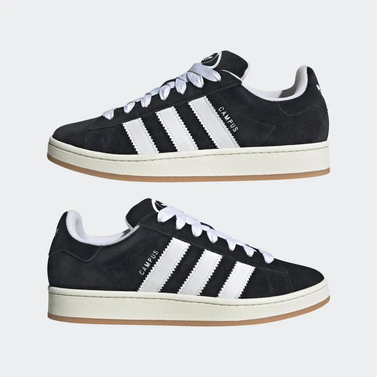 Adidas shoes - Black/White/Off White/Gum (UPC: 195747807842) 9