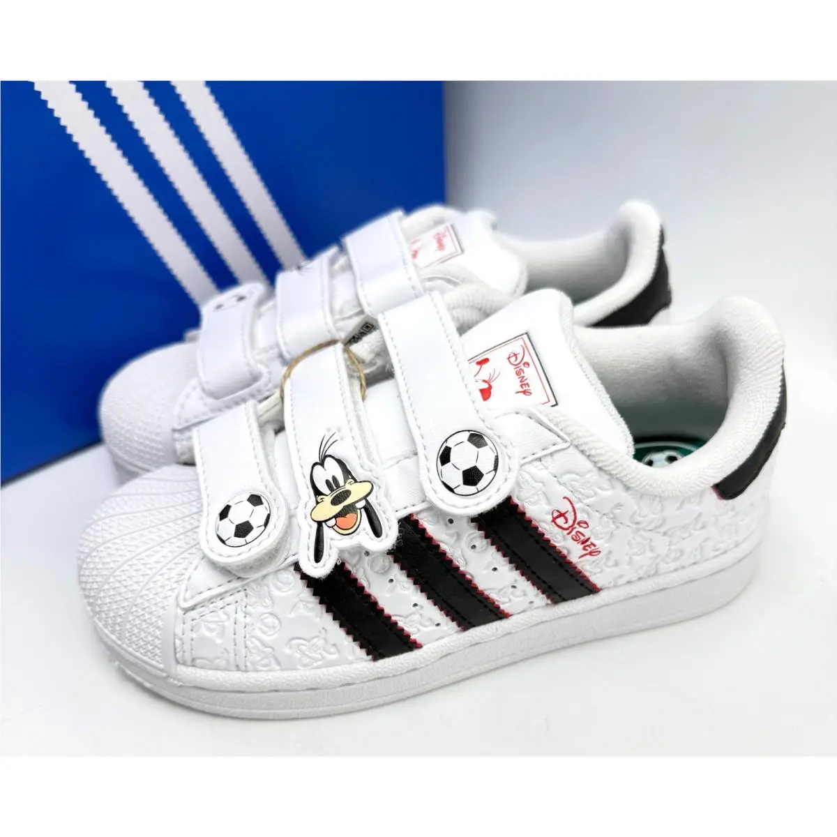 Adidas shoes - adidas Superstar 2 - Superstar - Cloud White/Core Black/Red 6