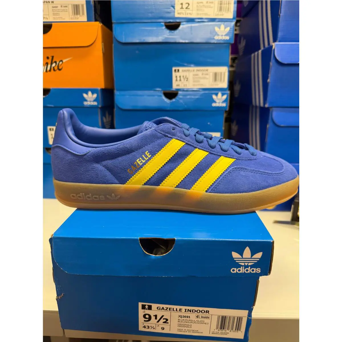 Adidas Men`s Gazelle Indoor Blue JQ2691