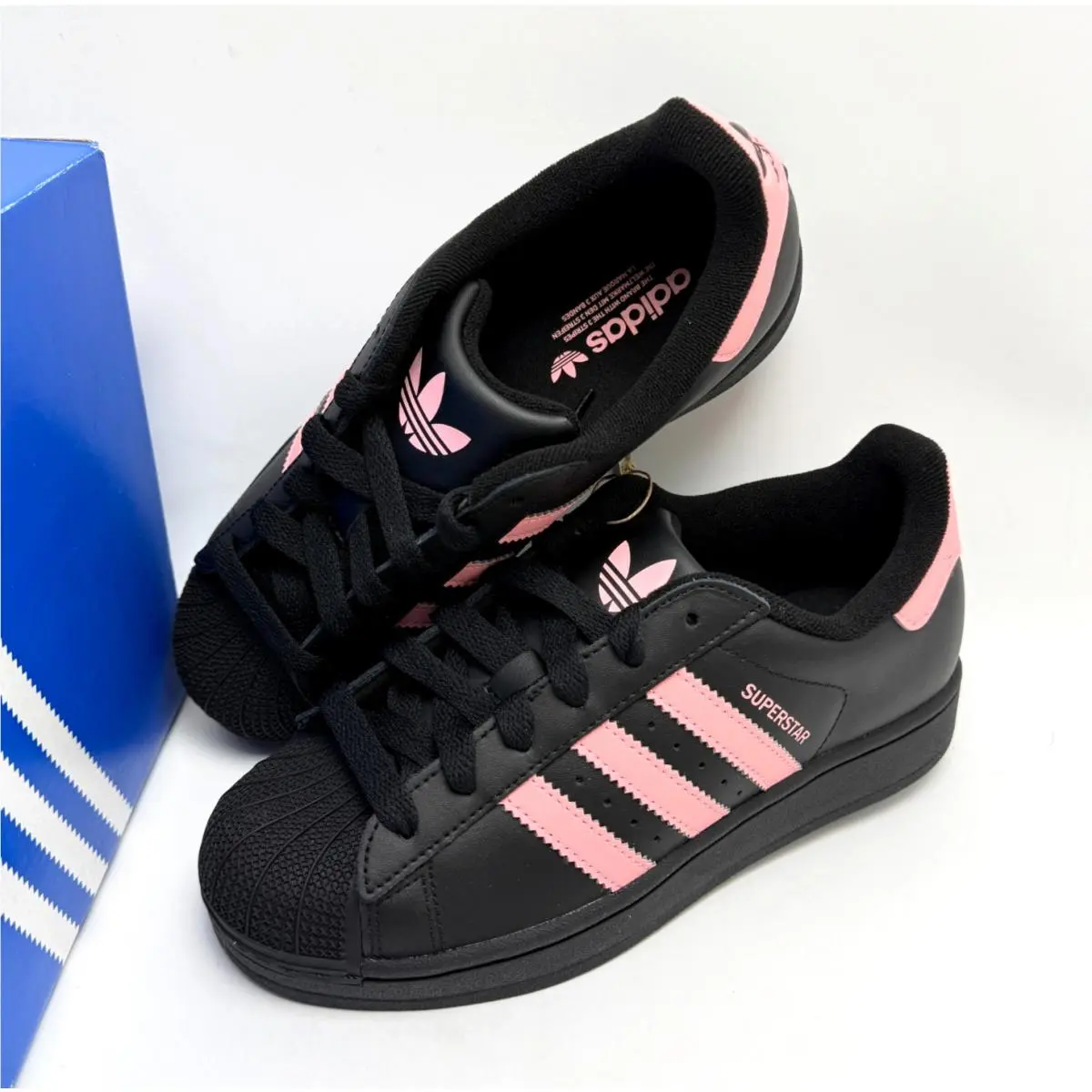 Adidas shoes - Adidas Originals Superstar II Black Glow Pink (GS) - JR9862 - Core Black/Glow Pink/Core Black 11