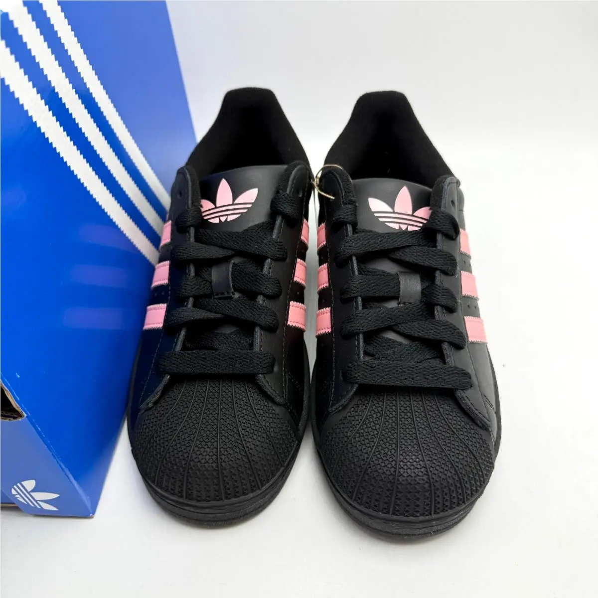 Adidas shoes - Adidas Originals Superstar II Black Glow Pink (GS) - JR9862 - Core Black/Glow Pink/Core Black 7