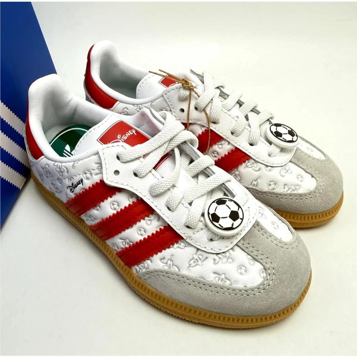Adidas shoes - adidas samba Jane C - samba Jane - Footwear White / Better Scarlet / GUM3 2