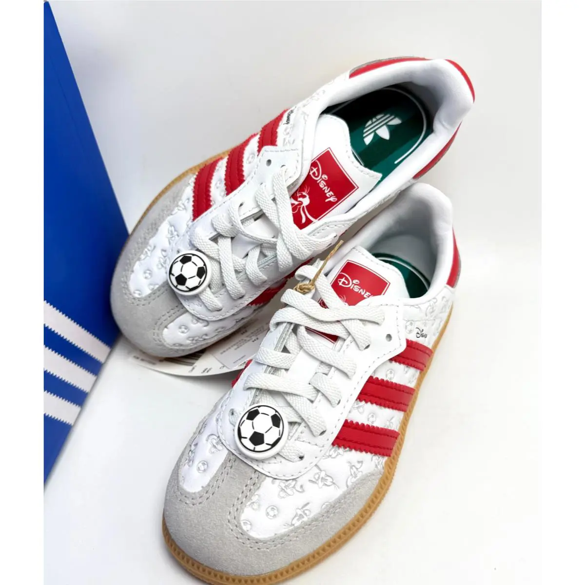 Adidas shoes - adidas samba Jane C - samba Jane - Footwear White / Better Scarlet / GUM3 4