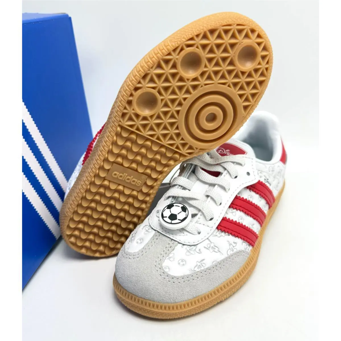 Adidas shoes - adidas samba Jane C - samba Jane - Footwear White / Better Scarlet / GUM3 5