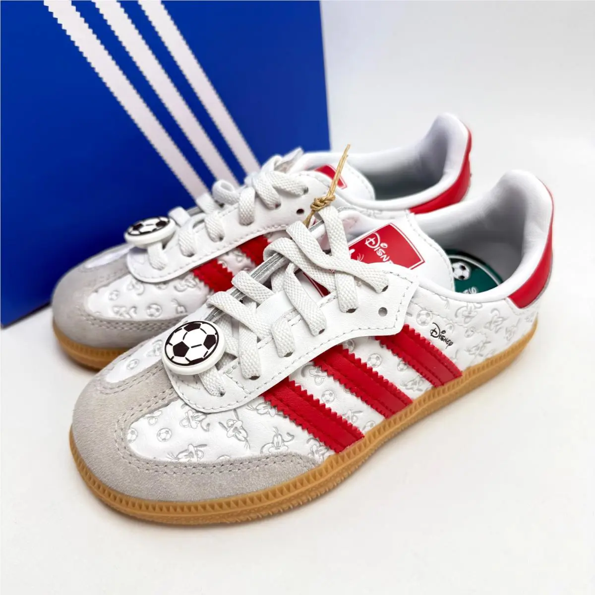 Adidas shoes - adidas samba Jane C - samba Jane - Footwear White / Better Scarlet / GUM3 7