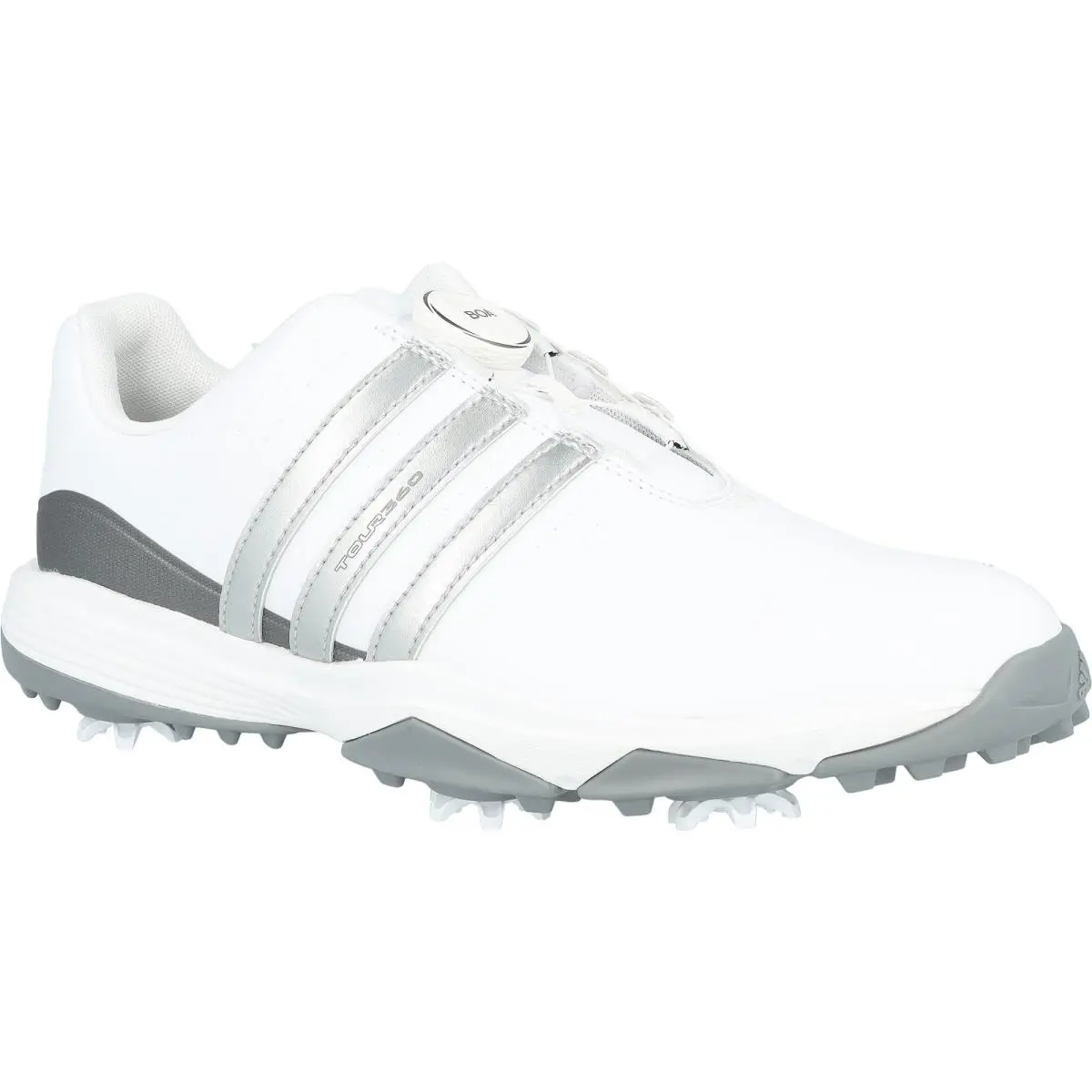 Adidas shoes - JR Tour360 24 BOA - BOA - FTWR White/Silver Metallic/Dash Grey 1