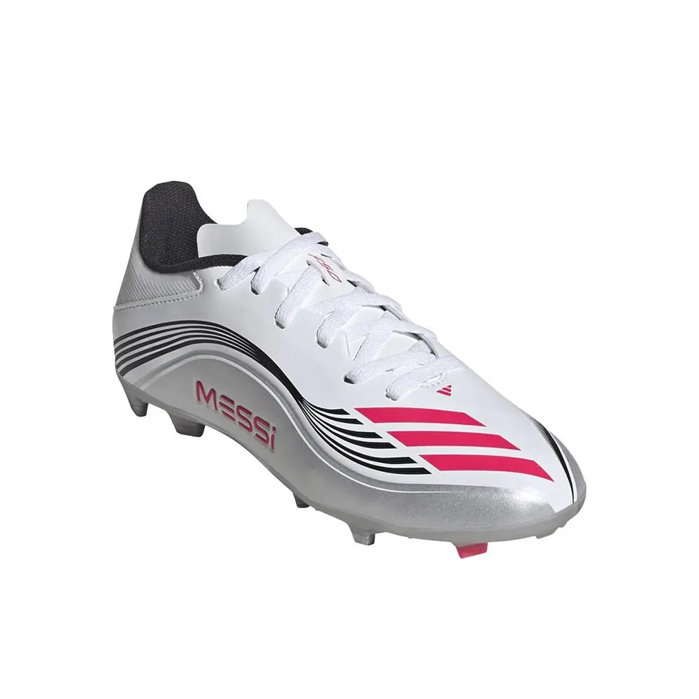 Adidas shoes - adidas F50 Messi League FirmMultiGround - JP7454 - Silver, White 8