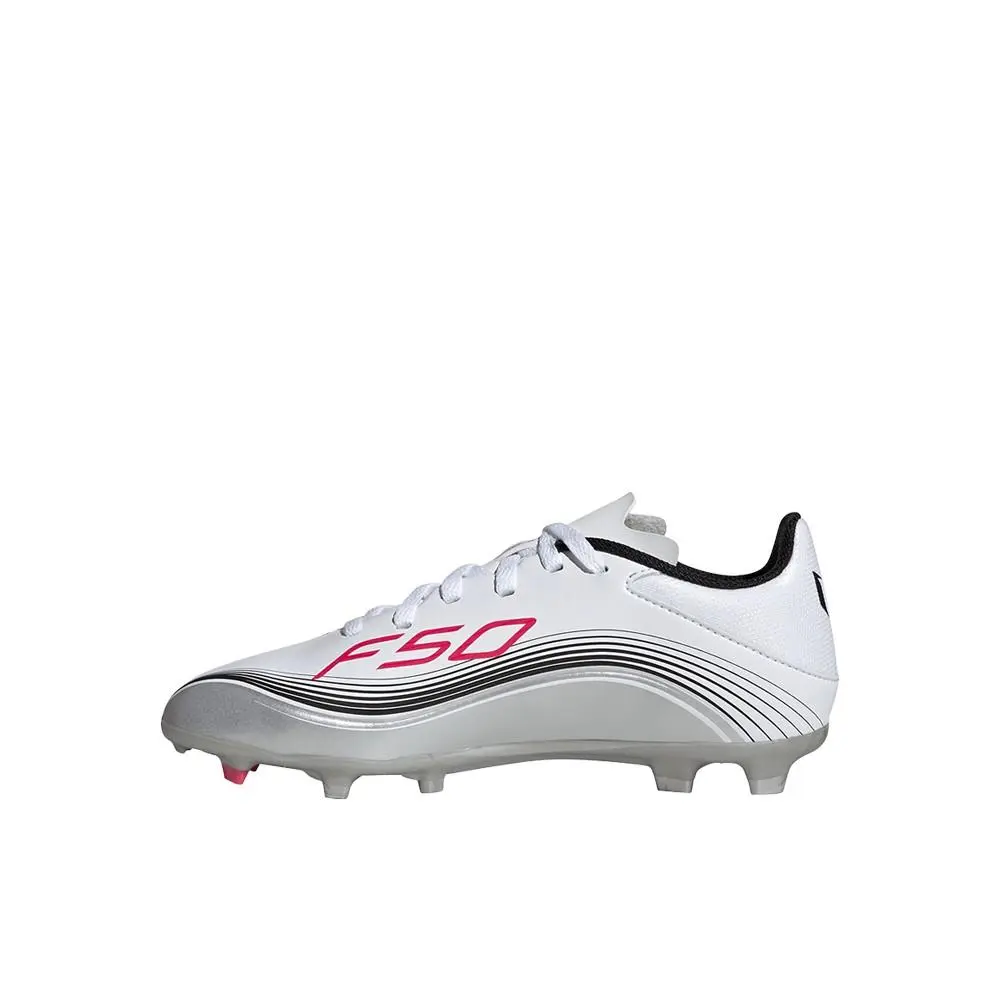 Adidas shoes - adidas F50 Messi League FirmMultiGround - JP7454 - Silver, White 9