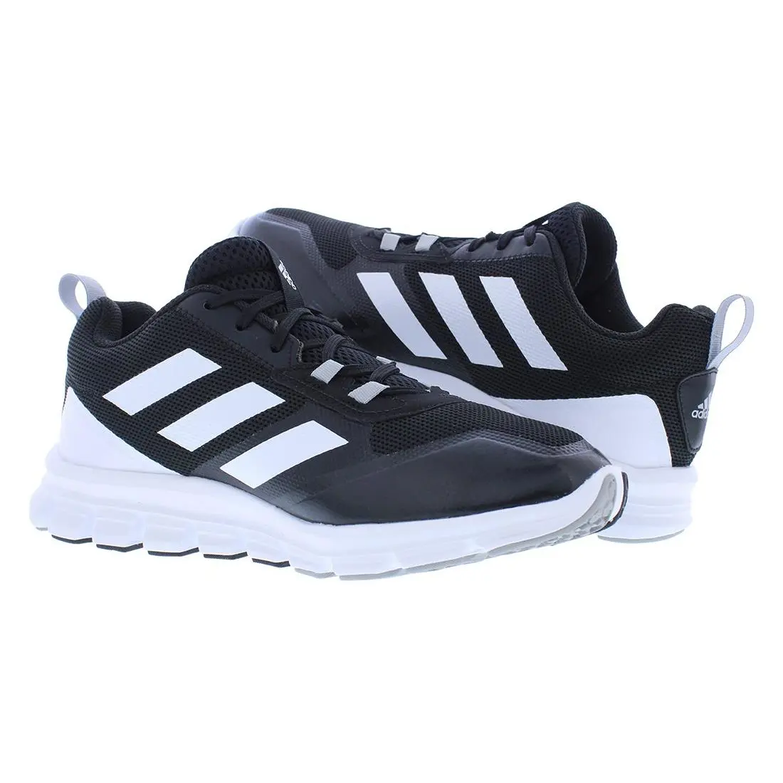 Adidas shoes - Black/White/Silver Metallic, Main: Black 1