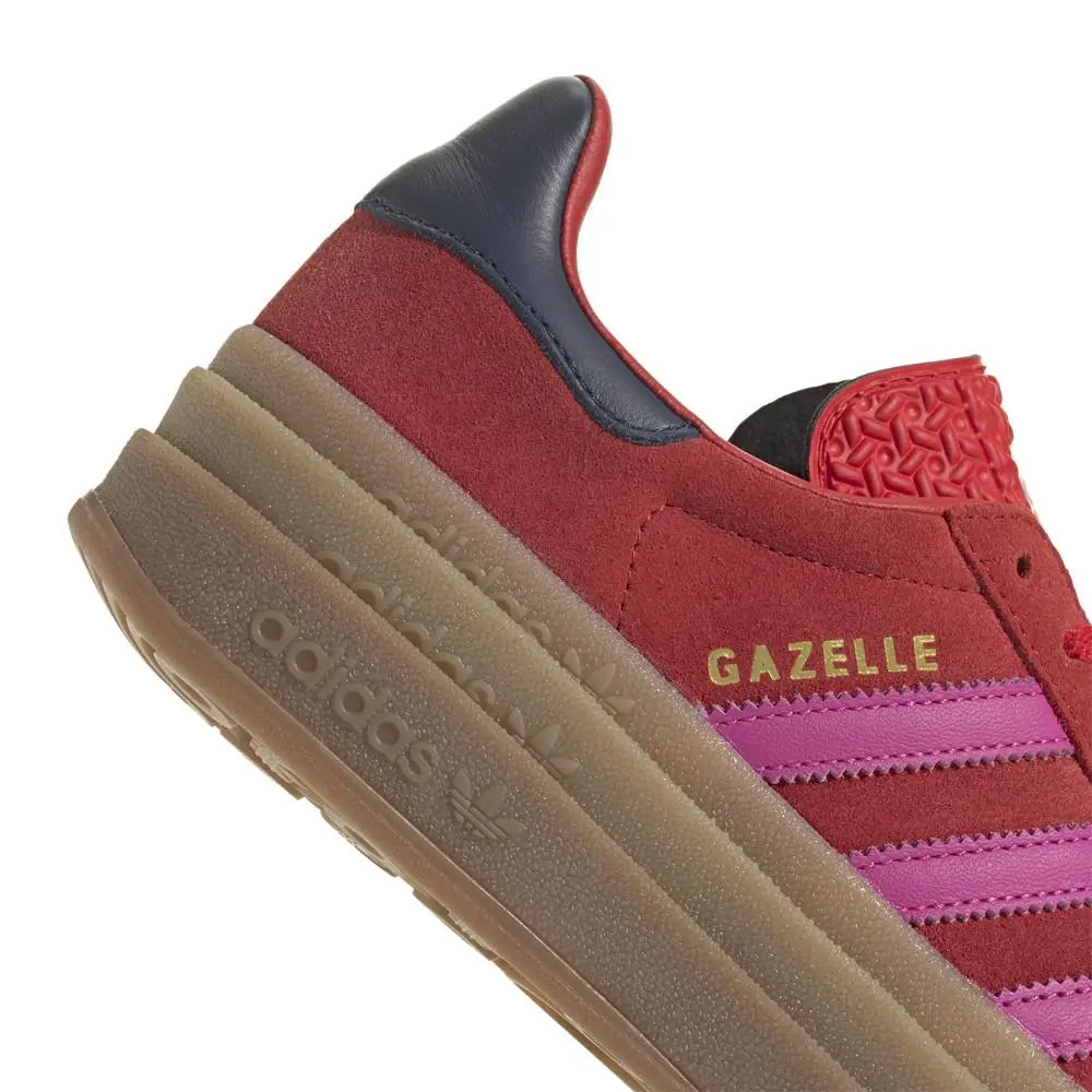 Adidas shoes - adidas Gazelle Bold Lace Up - JH9665 - Red 4