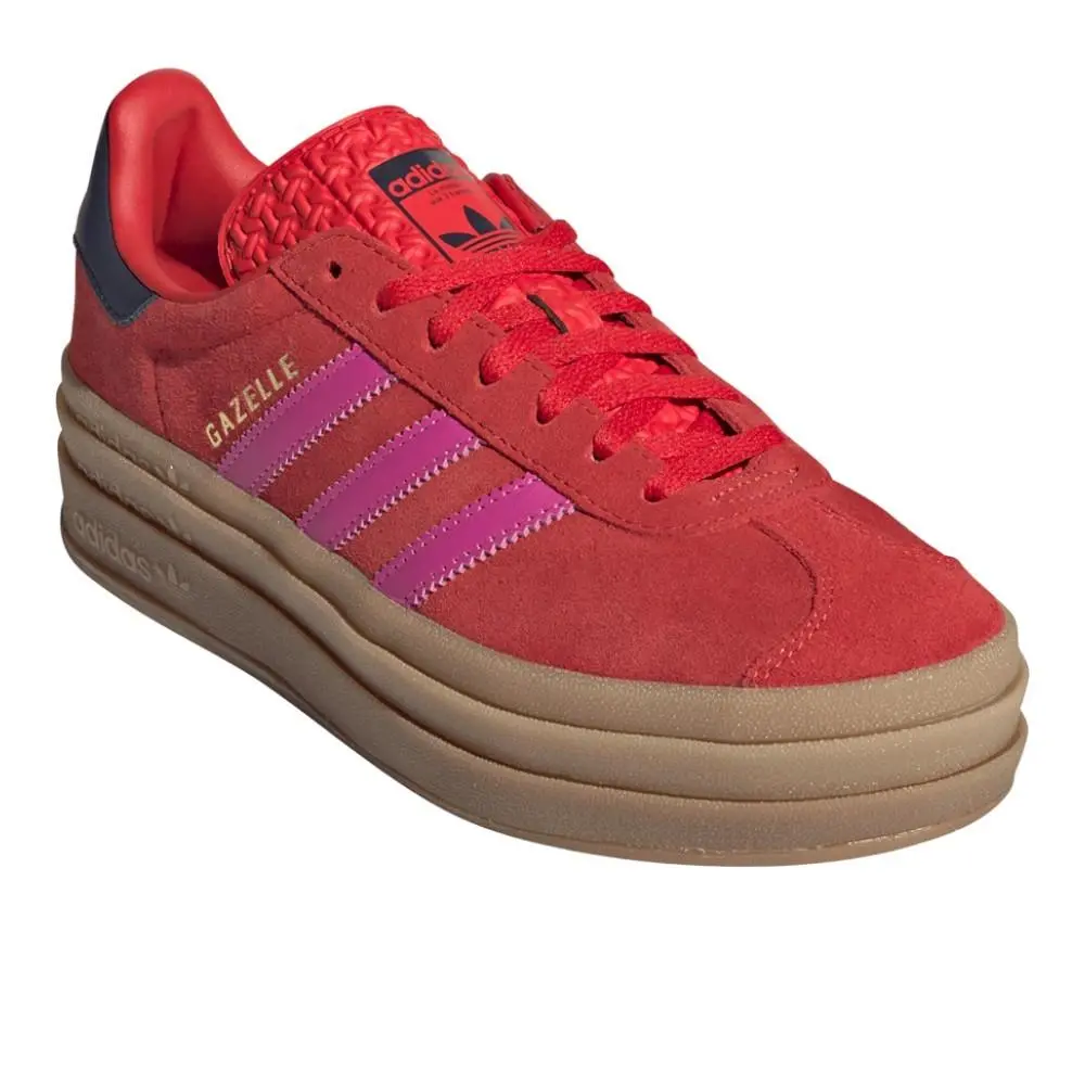 Adidas shoes - adidas Gazelle Bold Lace Up - JH9665 - Red 8