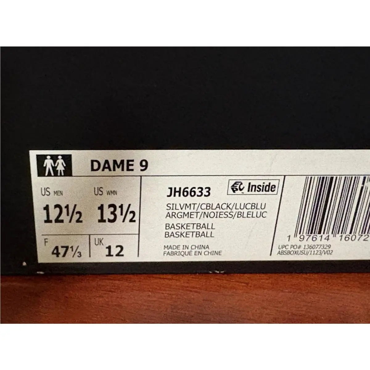 Adidas shoes - adias Dame 9 - adias Dame - JH6633 - Multicolor 11