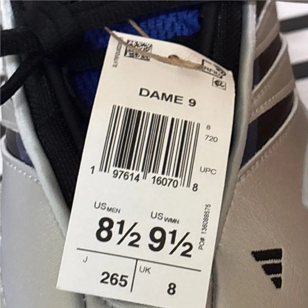 Adidas shoes - adidas Dame - Dame - JH6633 - Silver 10