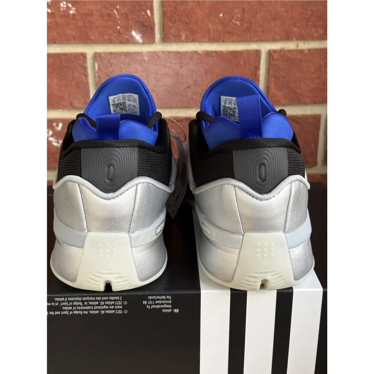 Adidas shoes - adidas Dame - Dame - JH6633 - Silver 2