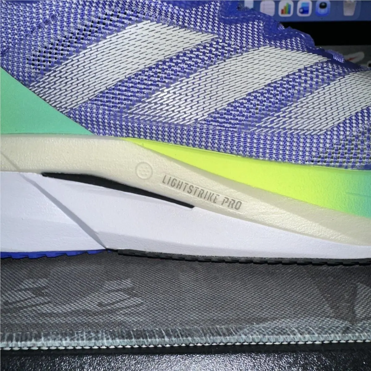 Adidas shoes - adidas Adizero Boston 12 - Adizero Boston - IF9211 - Blue (UPC: 196478602904) 3