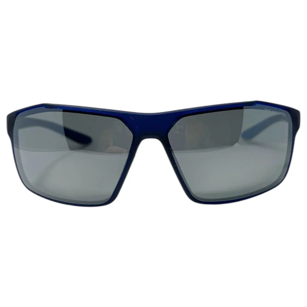 Nike - Windstorm - CW4674 410 65/13/140 - Matte Navy - Sunglasses - Frame: Blue, Lens: Silver, Exact Lens: Gray Nike Max Optics w/ Silver Flash Mirror
