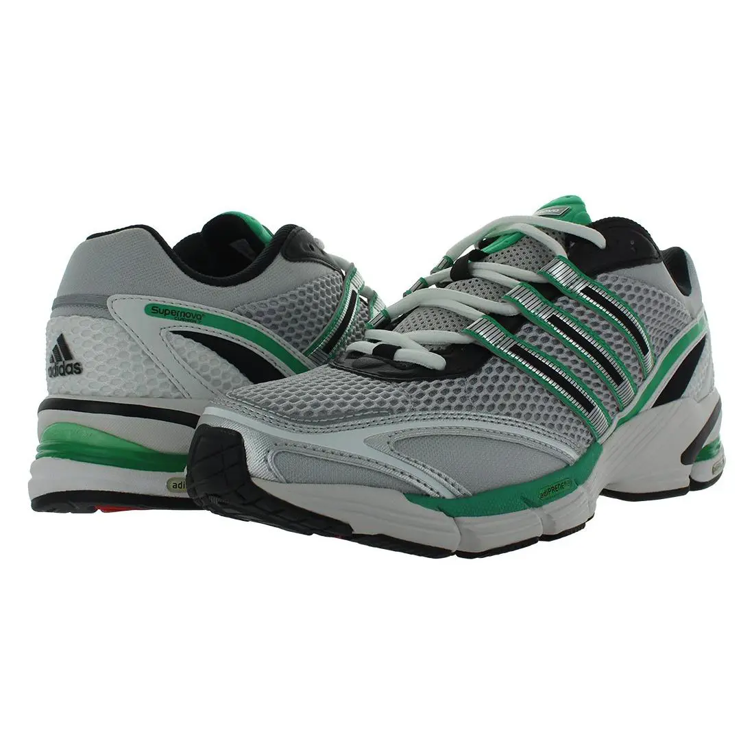 Adidas shoes - Matte Silver/Core Black/Surf Green, Main: Silver (UPC: 196474840218) 0