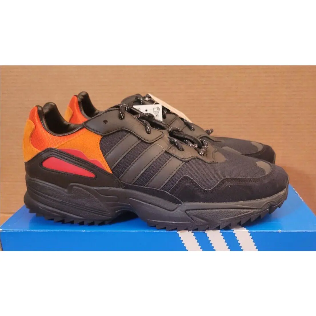 Adidas shoes - YUNG-96 TRAIL - TRAIL - EE5592 - Core Black/Trace Grey Met./Flash Orange (UPC: 192615329208) 1